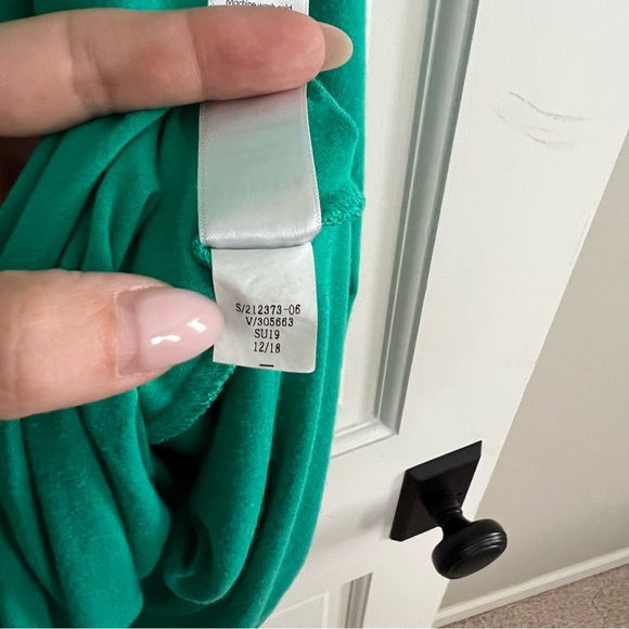 Athleta Green Santorini V-Neck Knee-Length Casual Dress - Medium - Preowned - Picture 5 of 6